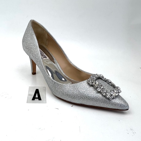 - BADGLEY MISCHKA Carrie Crystal Embellished Pump sz 8 - Picture 2 of 13